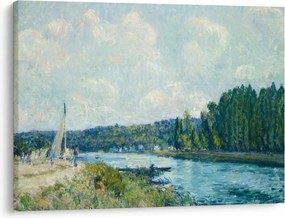 Tablou - Alfred Sisley, The Banks of the Oise, reproducere (70x50 cm)