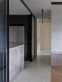 Plafoniera/Spot LED reglabil stil minimalist ORNOS negru H-49,5cm