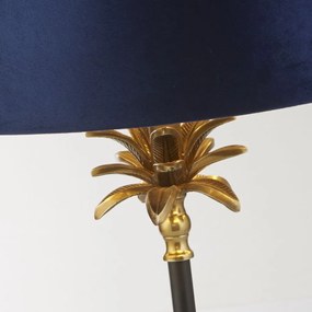 Veioza, Lampa de masa eleganta Palm bleumarin