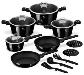 Set oale 15 piese Black Vantage Berlinger Haus BH 8232, negru