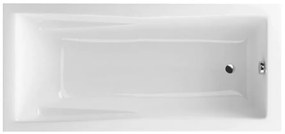 Cadă de baie dreaptă Huron 170, cu picioare