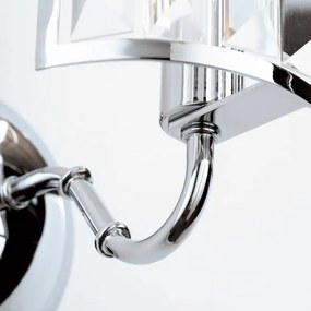 Aplica cromata design LUX cu cristal K9 Gstaad