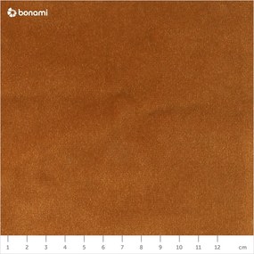 Fotoliu catifea Dutchbone Madison, maro