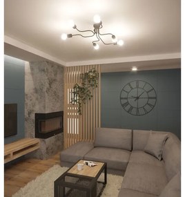 Lustră aplicată Sollux SL.1443 VECTOR 6xE27/15W/230V alb