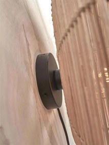 Aplica de perete eco din ratan Tanami disc S, nat