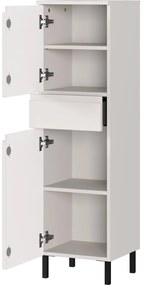 Dulap de baie crem înalt, îngust 34x120 cm Salinas – Germania