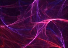 Tabloul abstract cu linii curbe (70x50 cm)