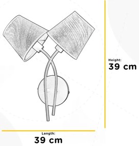 Aplică ONLI ASIA 2xE14/6W/230V