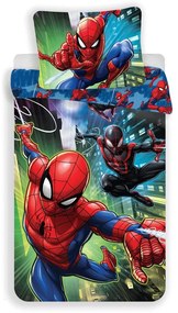 Lenjerie de pat pentru copii din bumbac pentru pat de o persoană 140x200 cm Spider-man – Jerry Fabrics