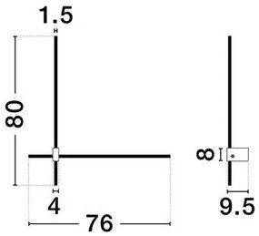 Aplica de perete liniara LED CCT PEAK alb