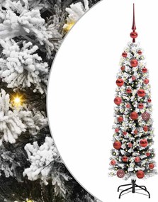 vidaXL Brad de Crăciun artificial Verde 150 cm PVC și oțel și plastic