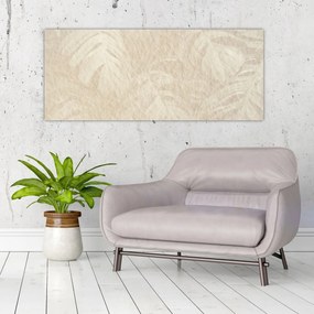 Tablou - Frunze în textură (120x50 cm)