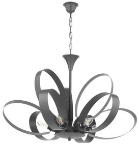 Lustră pe lanț ONLI SERENA 9xE14/6W/230V gri