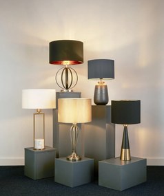 Veioza, Lampa de masa moderna Pyramid EU2743BGO SRT