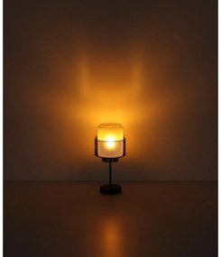 Veioza/Lampa de masa OLGA negru/satin