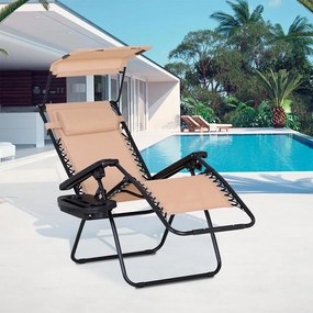 Fotoliu relaxant Avenberg PALMAS - bej