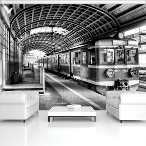 Fototapet - Trenul în gară (254x184 cm), în 8 de alte dimensiuni noi