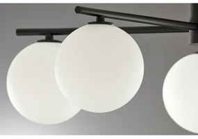 Jupiter 2049 - Lustră aplicată PRATO 5xG9/14W/230V negru/alb