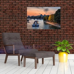 Tablou - gondole italiene (90x60 cm)