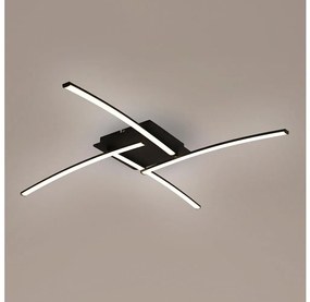 Brilagi - Plafonieră LED STRIPES, 32W, 230V, neagră