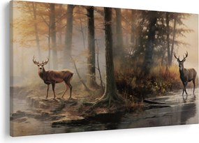 Tablou - Vintage pictura wildlife (90x60 cm)