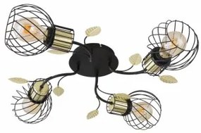 Plafoniera vintage 4 becuri E27 Lally 54113-4D Globo