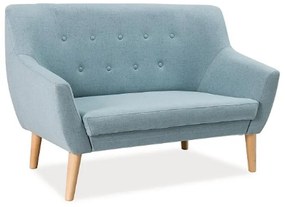 Supermobel Canapea tapitata NORDIC 2, 90x136x55, cablo 10, albastru deschis