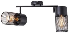 Brilliant - Lampă spot KAMOLO 2xE27/40W/230V negru