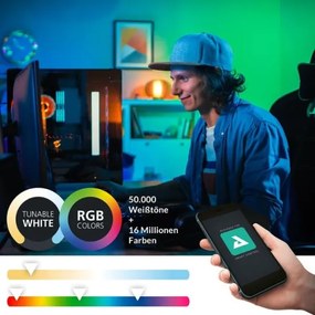 Eglo 900019 - LED RGBW iluminat baie reglabil 15,6W/230V IP44