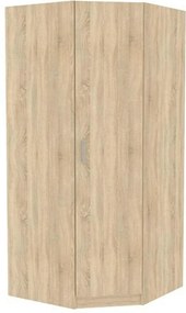 Dulap INVITA TIP 3, stejar sonoma, DTD laminat, cu o usa, 91x91x200 cm