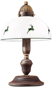 Lampă de masă Kolarz 731.73.100 NONNA 1xE27/75W/230V maro/verde