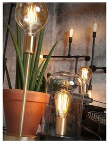 Veioză neagră cu abajur din sticlă (înălțime 30 cm) Seattle – it's about RoMi