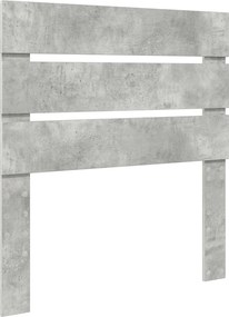 vidaXL Tăblie cap Gri din beton 80 cm Lemn compozit