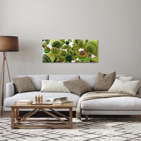 Tablou cu bile în dungi (120x50 cm)
