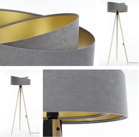 Lampadar GALAXY 1xE27/60W/230V gri/bej