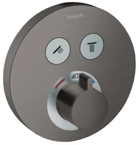 Hansgrohe ShowerSelect S baterie de duș ascuns cu termostat negru 15743340