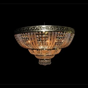 Plafoniera cristal Bohemia, L15 505/20/3; F 3 floor, arms