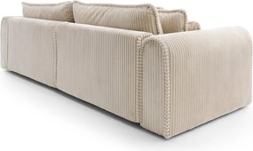 Canapea lemn masiv Big Buddy Extensibila, 302 × 92 × 130 cm