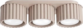 Sollux SL.2635 - Corp de iluminat tip spot AURA 3xGX53/10W/230V taupe