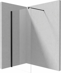 Paravan de dus Deante Kerria Plus negru mat 100x200 cm