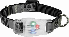 Guler LED pentru animale de companie Trixie Explore USB Negru M/L 35-55 cm