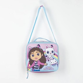 Gabby&#039;s Dollhouse Rainbow geantă termo pentru prânz 22 cm