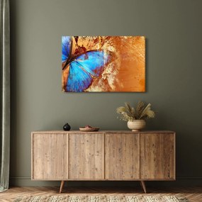 Tablou - Fluture albastru (90x60 cm)