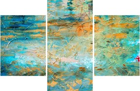 Tablou - Abstract albastru (90x60 cm)