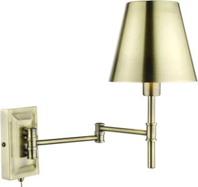 Där Lighting KEN0775 - Lampă de perete flexibilă KENSINGTON 1xE14/25W/230V alamă