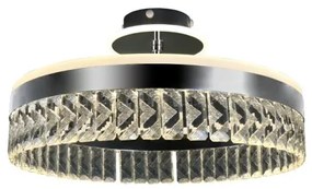 Lustră LED dimabilă aplicată LED/75W/230V 3000-6500K crom + telecomandă