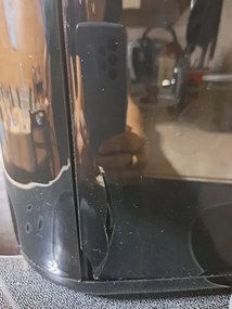 La mâna a doua: Friteuza cu aer cald AirFryer Rosberg R51980CB, 1800W, 8 L, 7 programe, Timer, Negru