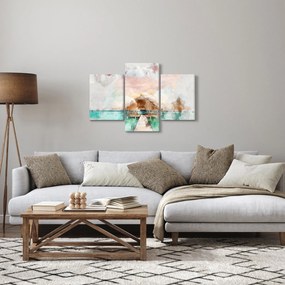 Tablou - Maldive, debarcader din lemn (90x60 cm)