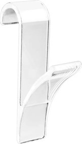 WENKO Cârlige pentru caloriferul din baie, transparente, set 6 buc