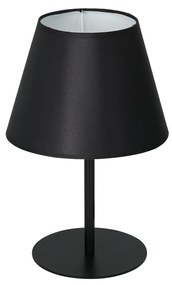 Lampă de masă ARDEN 1xE27/60W/230V d. 20 cm neagră/albă